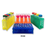 Test Tube Racks – R1010, R1030, R1040, R1070 – 100% Polypropylene Laboratory Racks (5/Box)