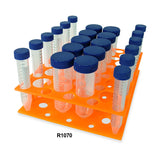 Test Tube Racks – R1010, R1030, R1040, R1070 – 100% Polypropylene Laboratory Racks (5/Box)