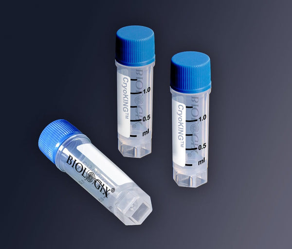 CryoKING 1.0ml Sterile Cryogenic Vials with color cap