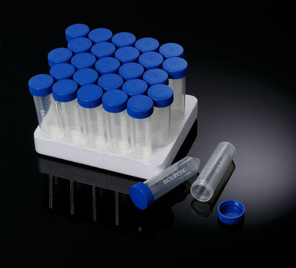 Centrifuge Tubes with Flat Caps  50ml  sterile (Racked)
